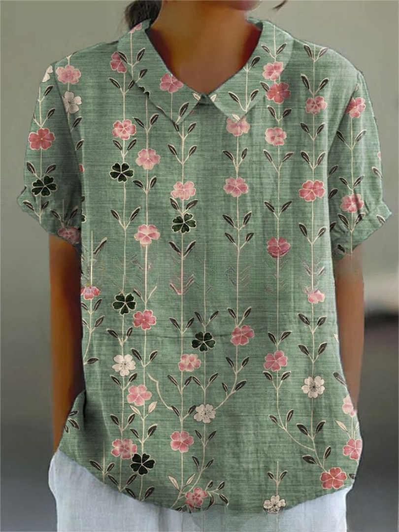 Nancy | Floral Shirt for Women