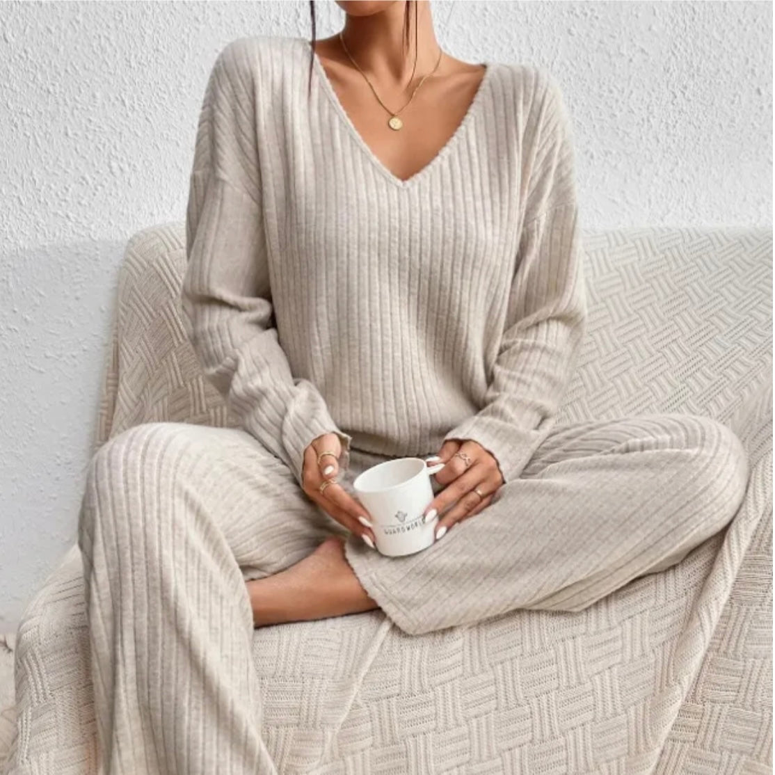 Marcellina | Merino Wool Knitted Two-Piece Set for Women
