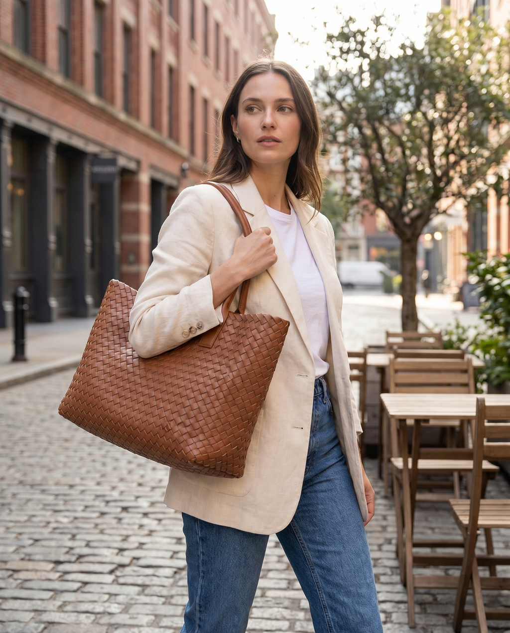 Estelle | Artisan Texture Top Handle Bag for Women