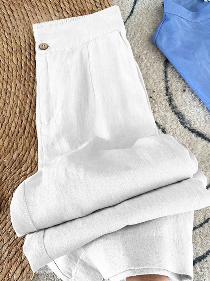 Maia | Linen Heritage Trousers for Women