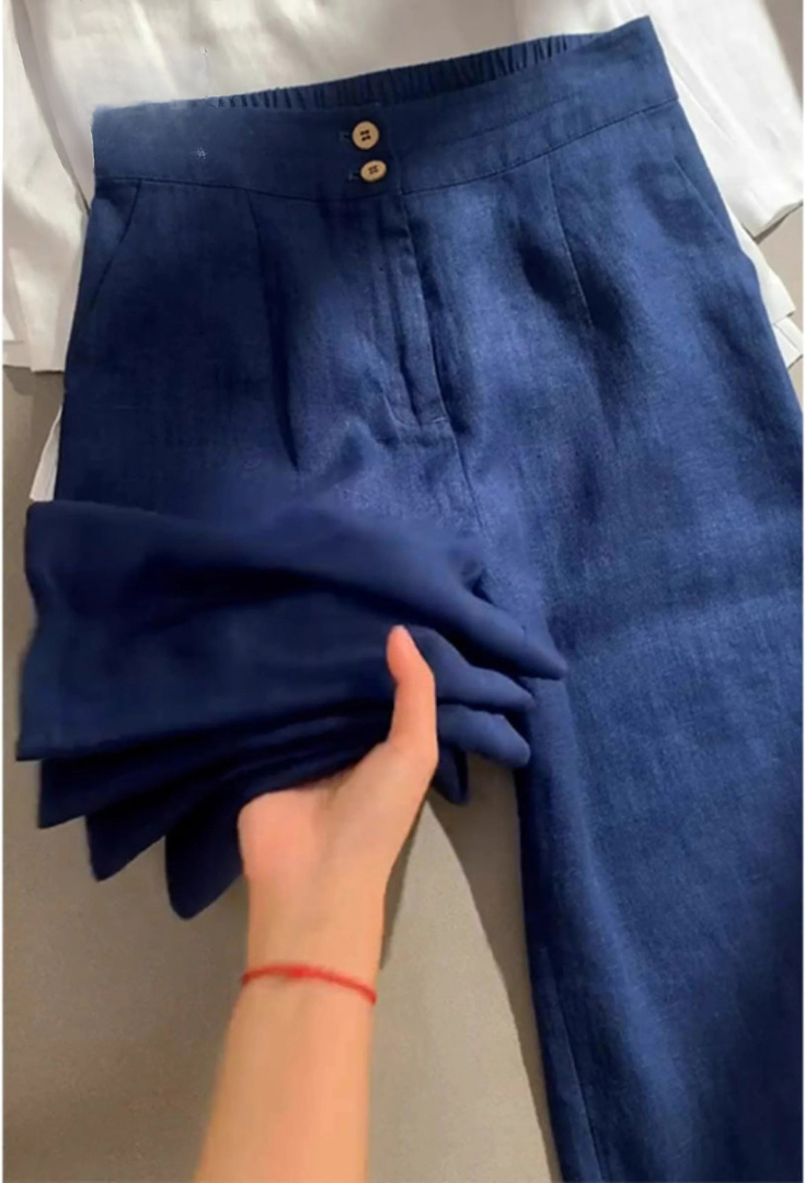 Maia | Linen Heritage Trousers for Women