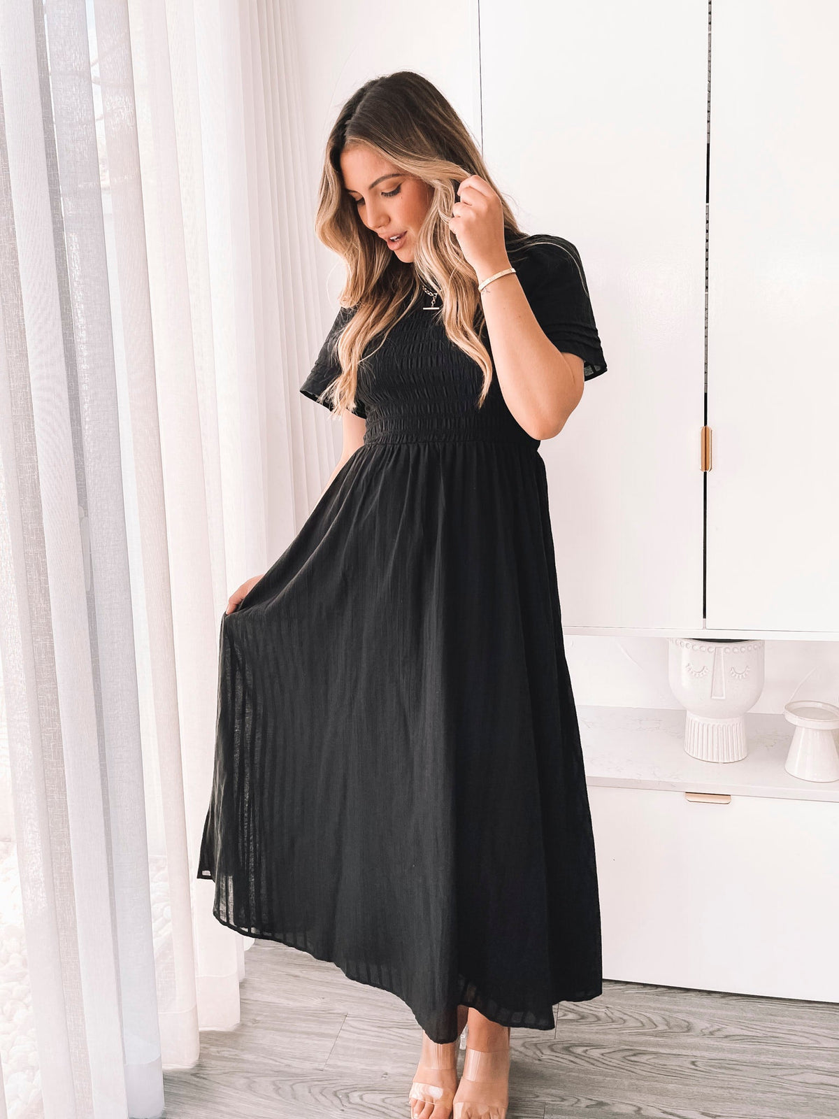 Giovanna | Elegant Black Maxi Dress