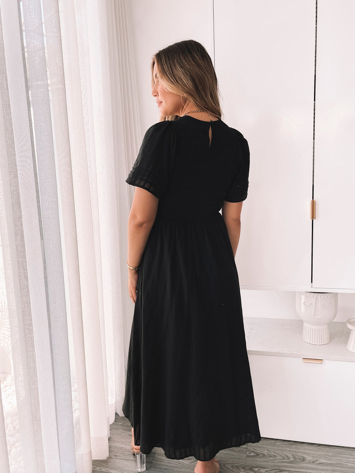 Giovanna | Elegant Black Maxi Dress