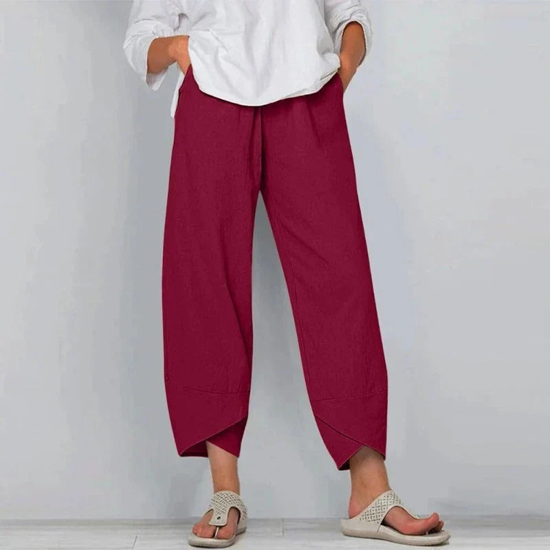 Gracinda | Relaxed Linen Trousers for Women