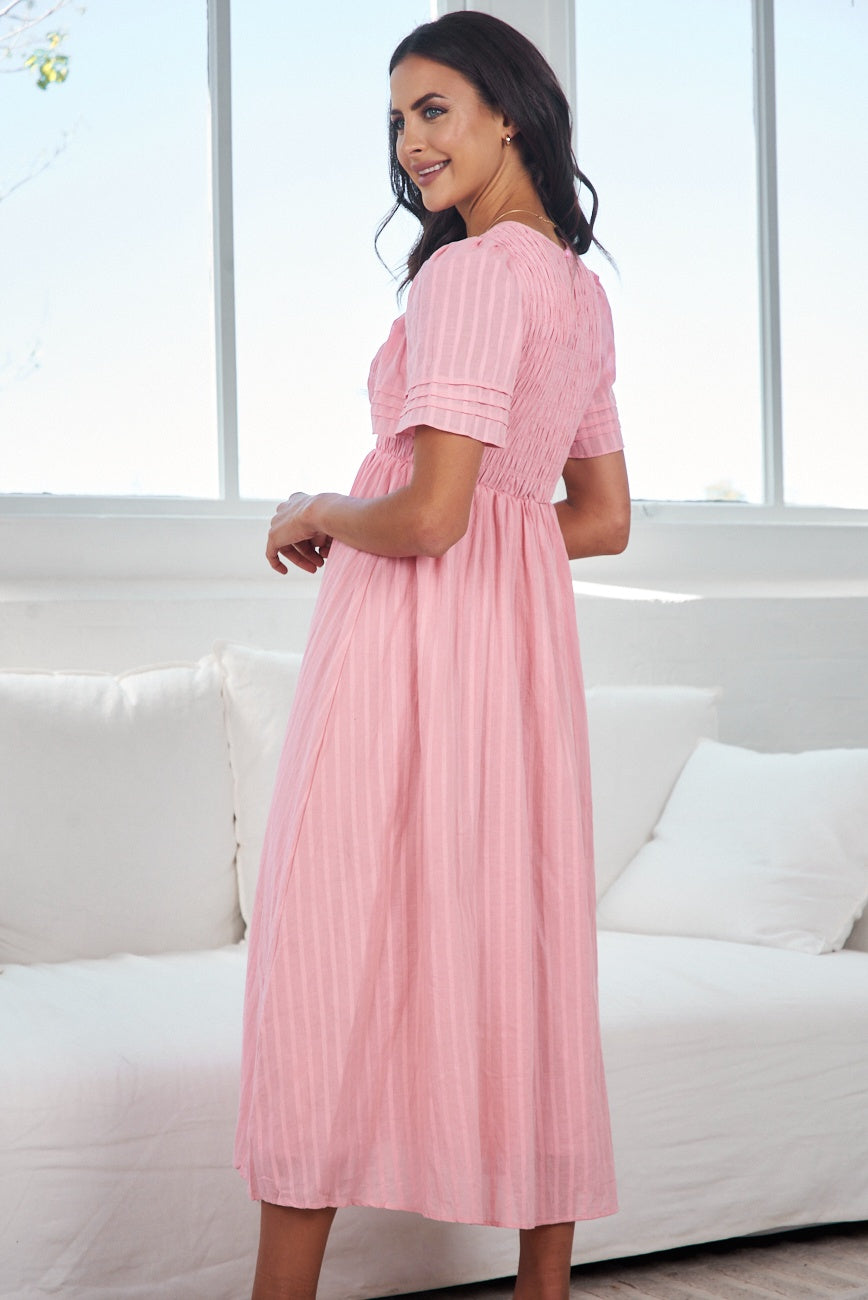 Chiara | Pink Maxi Dress