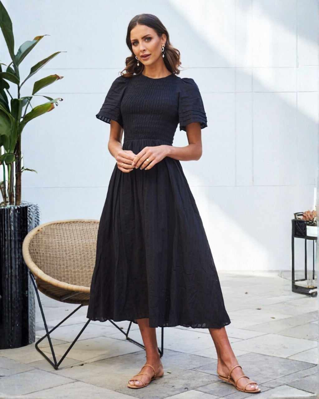 Giovanna | Elegant Black Maxi Dress