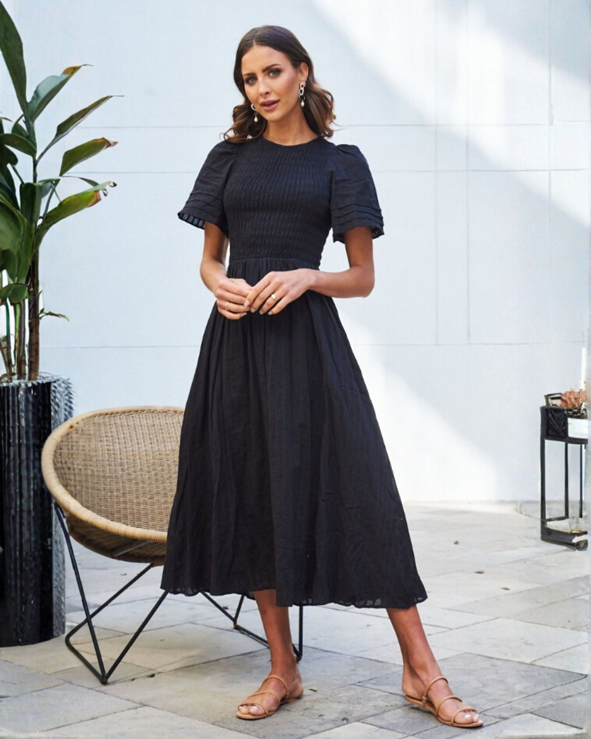 Giovanna | Elegant Black Maxi Dress