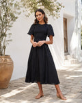 Giovanna | Elegant Black Maxi Dress