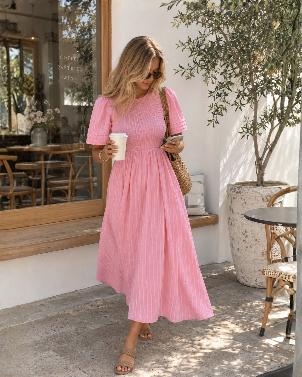 Chiara | Pink Maxi Dress