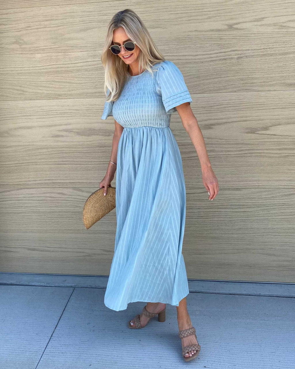 Diana | Sage Green Midi Dress
