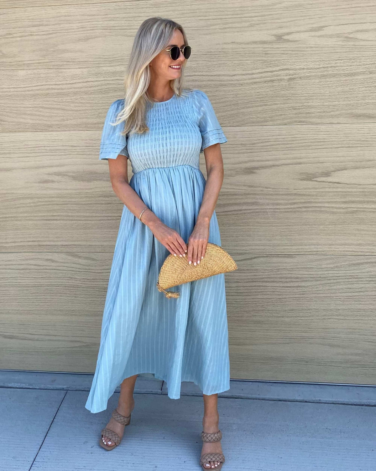 Diana | Sage Green Midi Dress