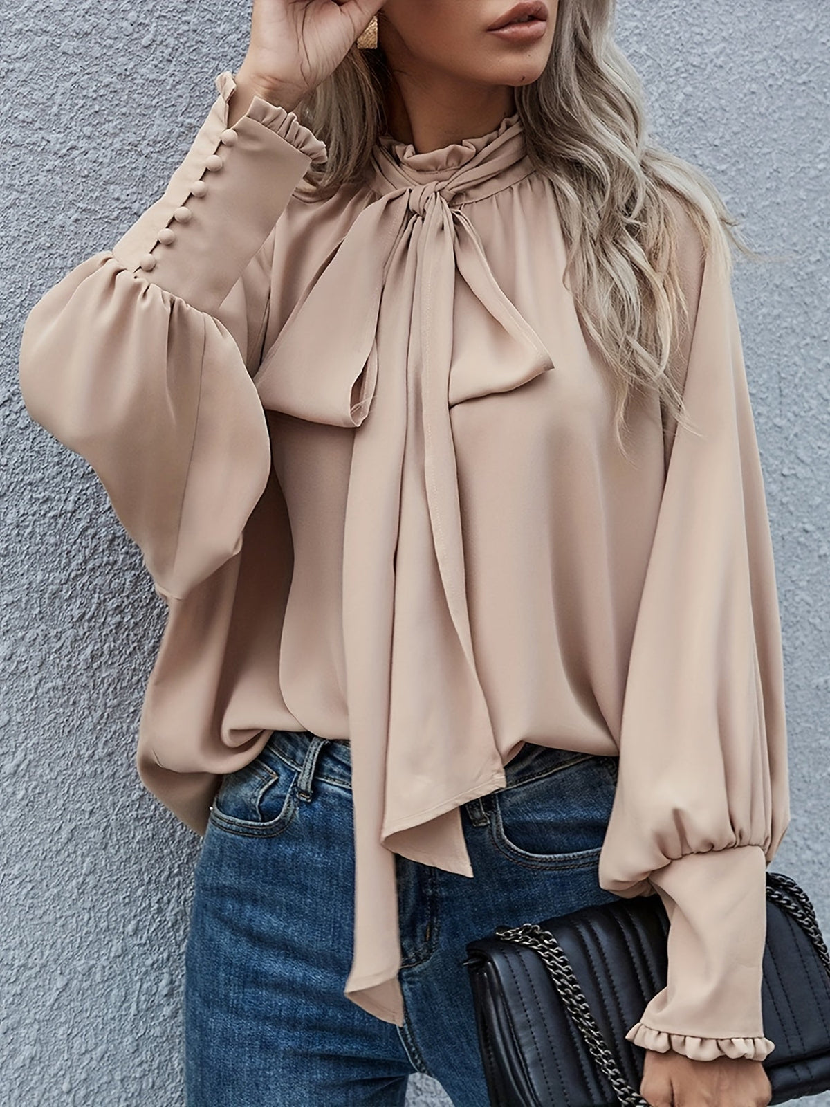 Colette | Tie-Neck Blouse for Women