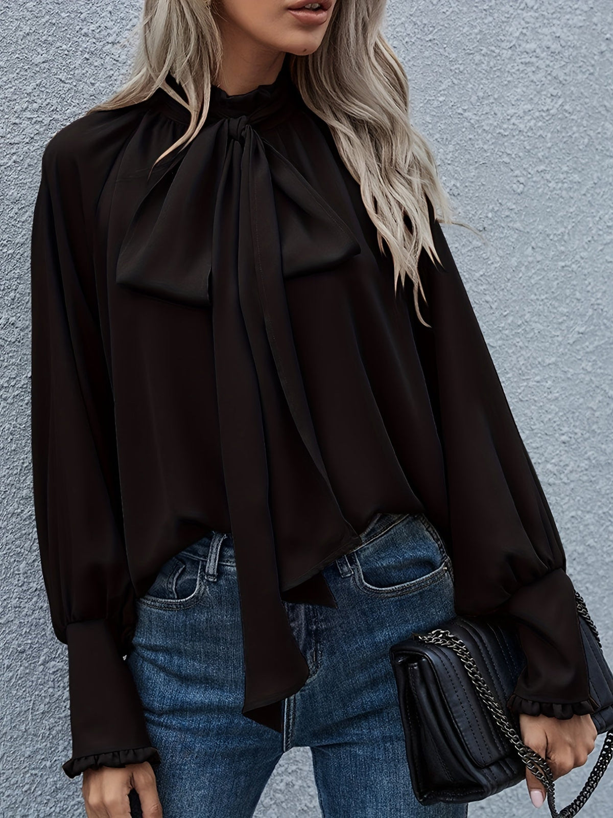 Colette | Tie-Neck Blouse for Women