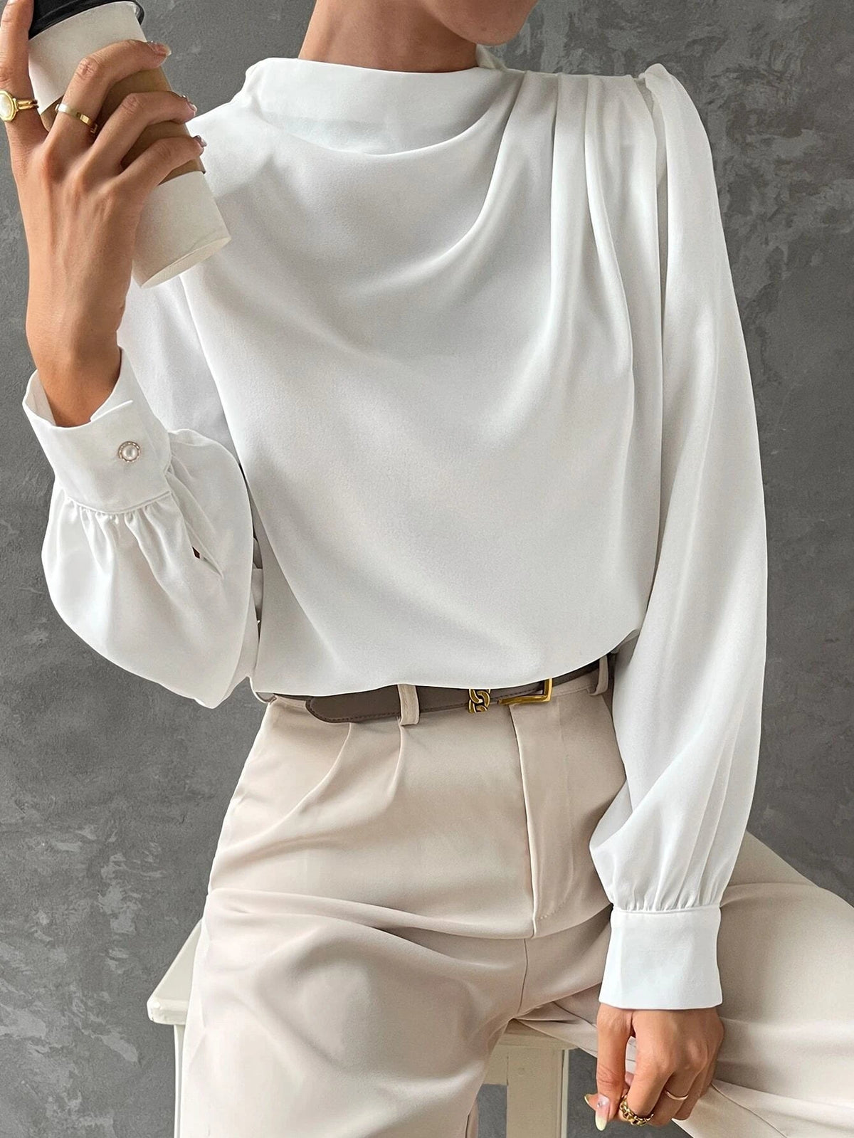 Bronte | Bishop Sleeve Top for Women