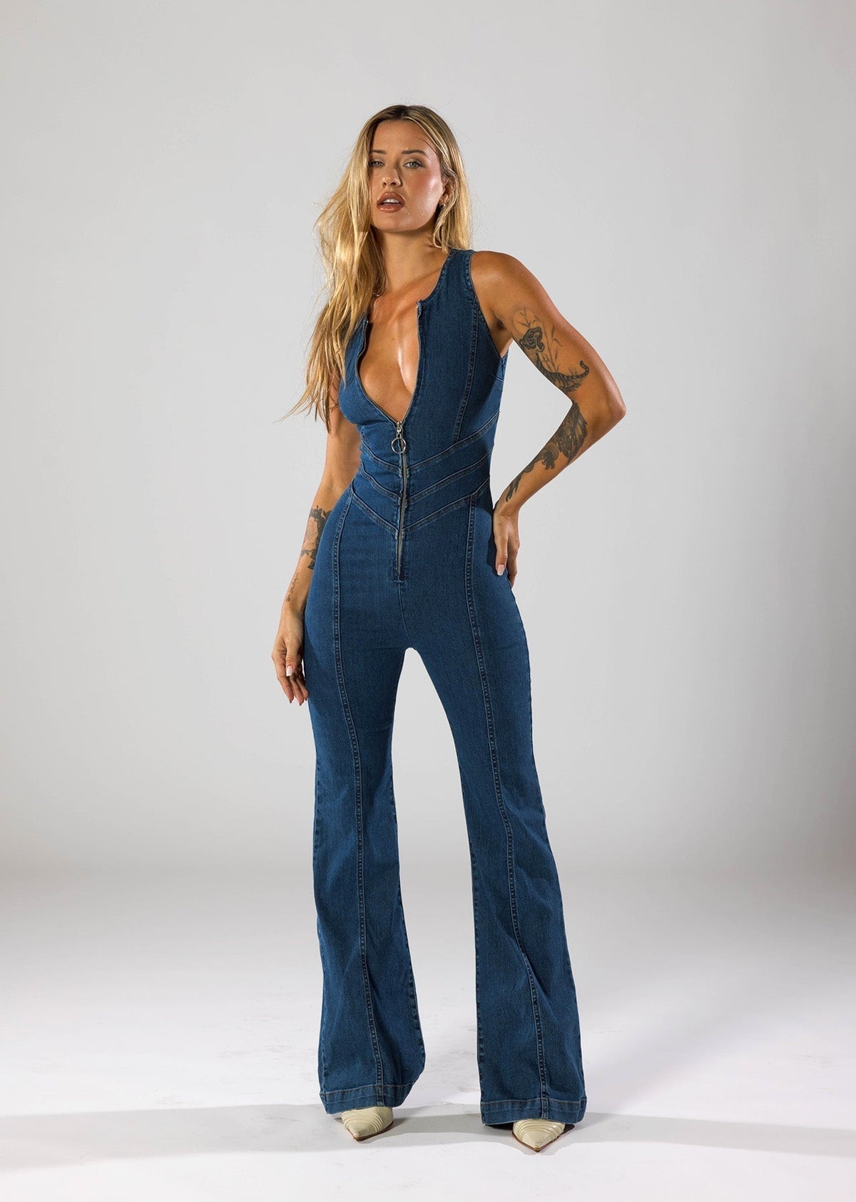 Rosaria | Denim Jumpsuit for Women