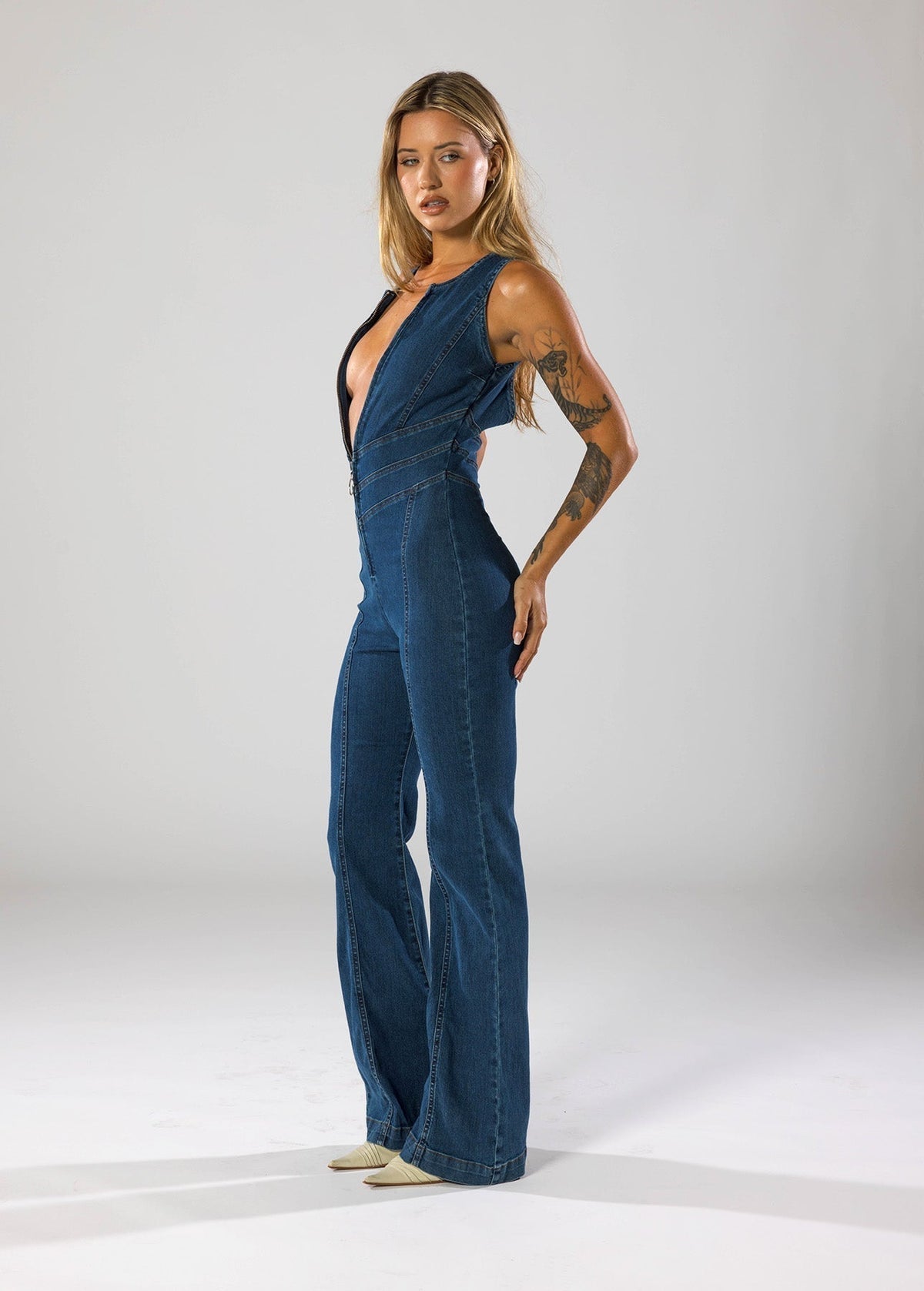 Rosaria | Denim Jumpsuit for Women
