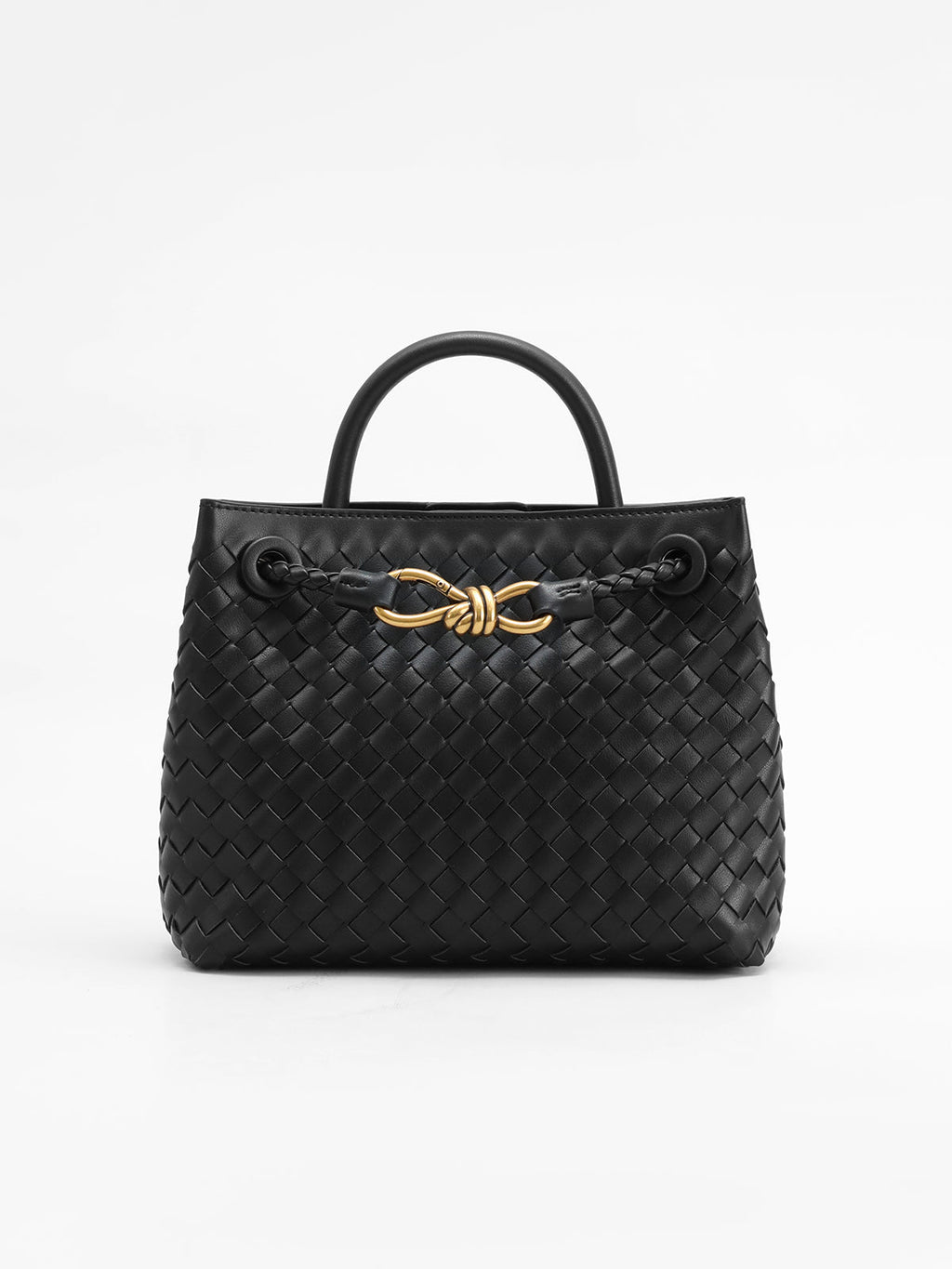 Maison | Gold Twist Detail Handbag for Women