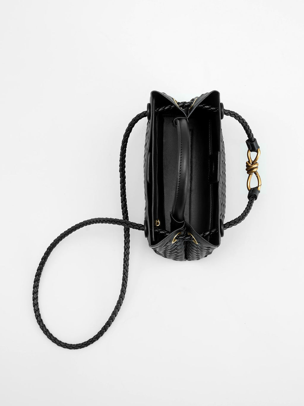 Maison | Gold Twist Detail Handbag for Women