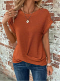 Sylvia | Waffle Knit Casual Tee for Women