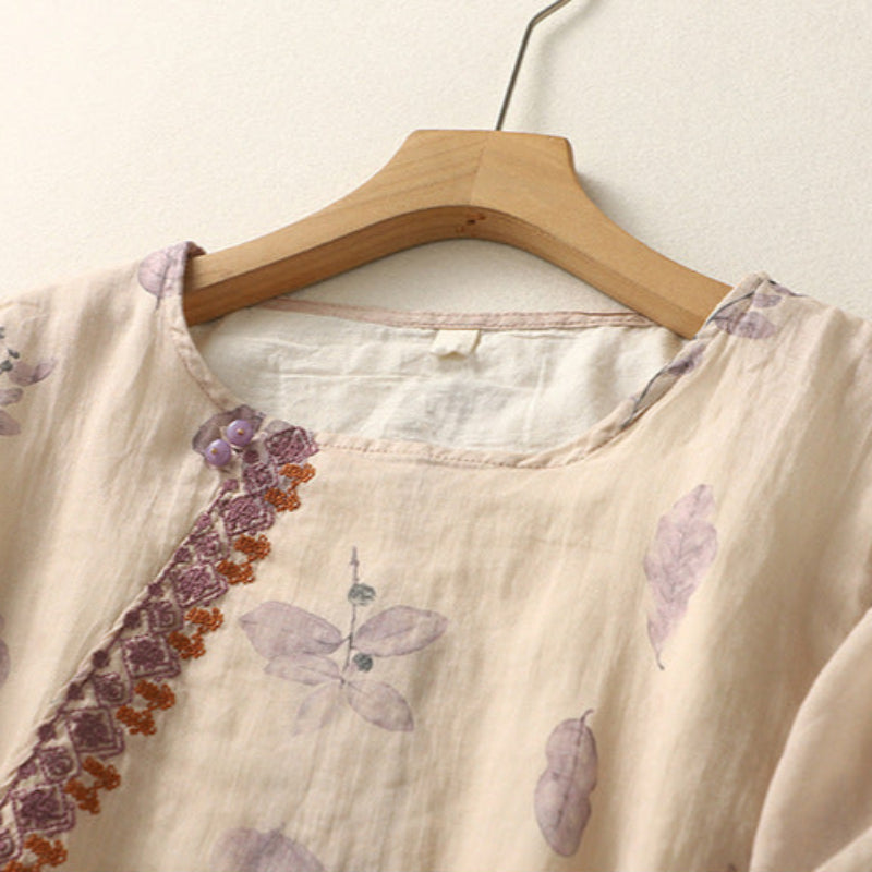 Noy | Floral Relaxed Blouse for Women
