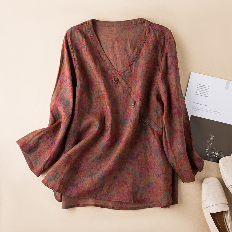 Solange | Button-Front Relaxed Shirt for Women