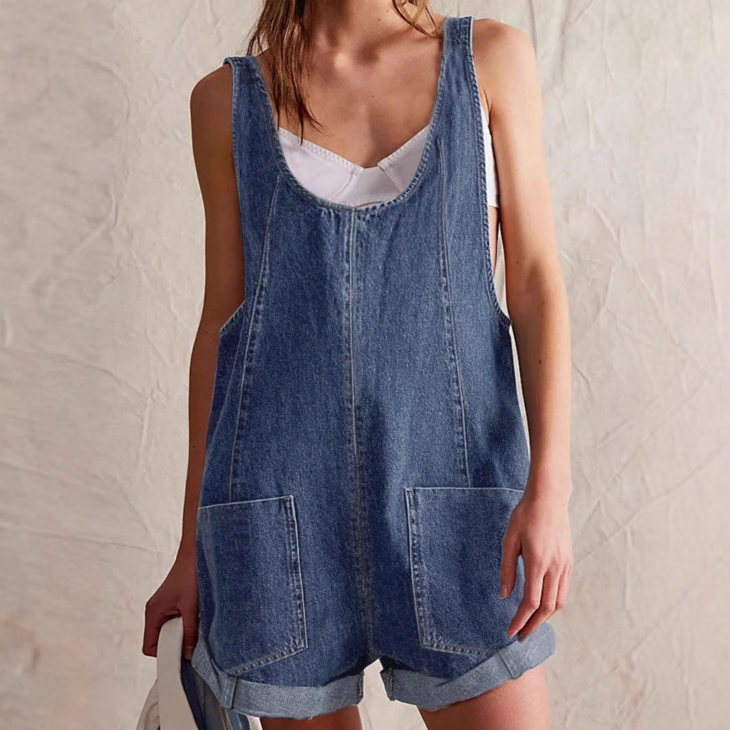 Violetta | Denim Romper for Women