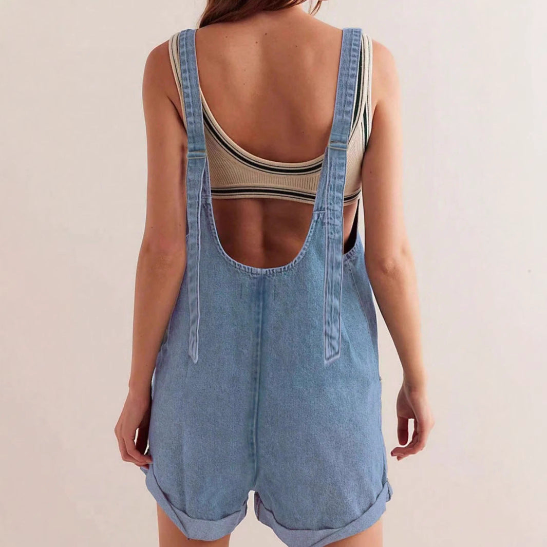 Violetta | Denim Romper for Women