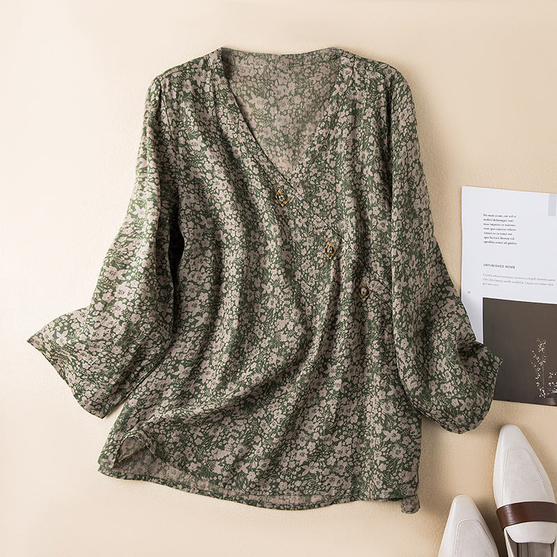 Solange | Button-Front Relaxed Shirt for Women