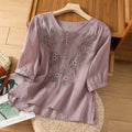Tamsina | Floral Relaxed Blouse for Women