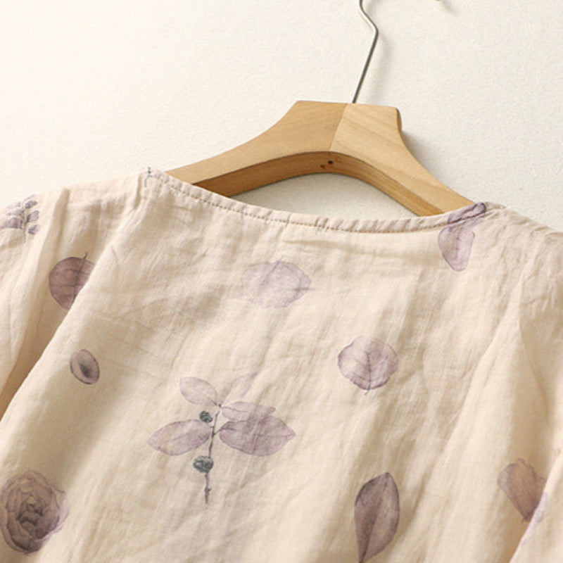 Noy | Floral Relaxed Blouse for Women
