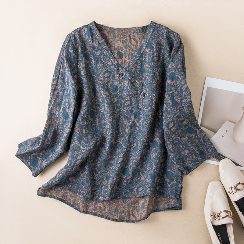 Solange | Button-Front Relaxed Shirt for Women