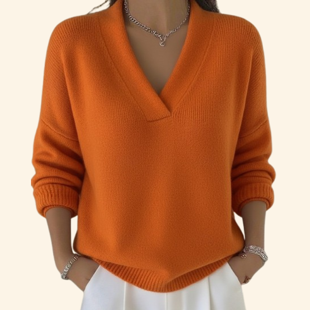 Shayla | Soft V-Neck Blouse for Women