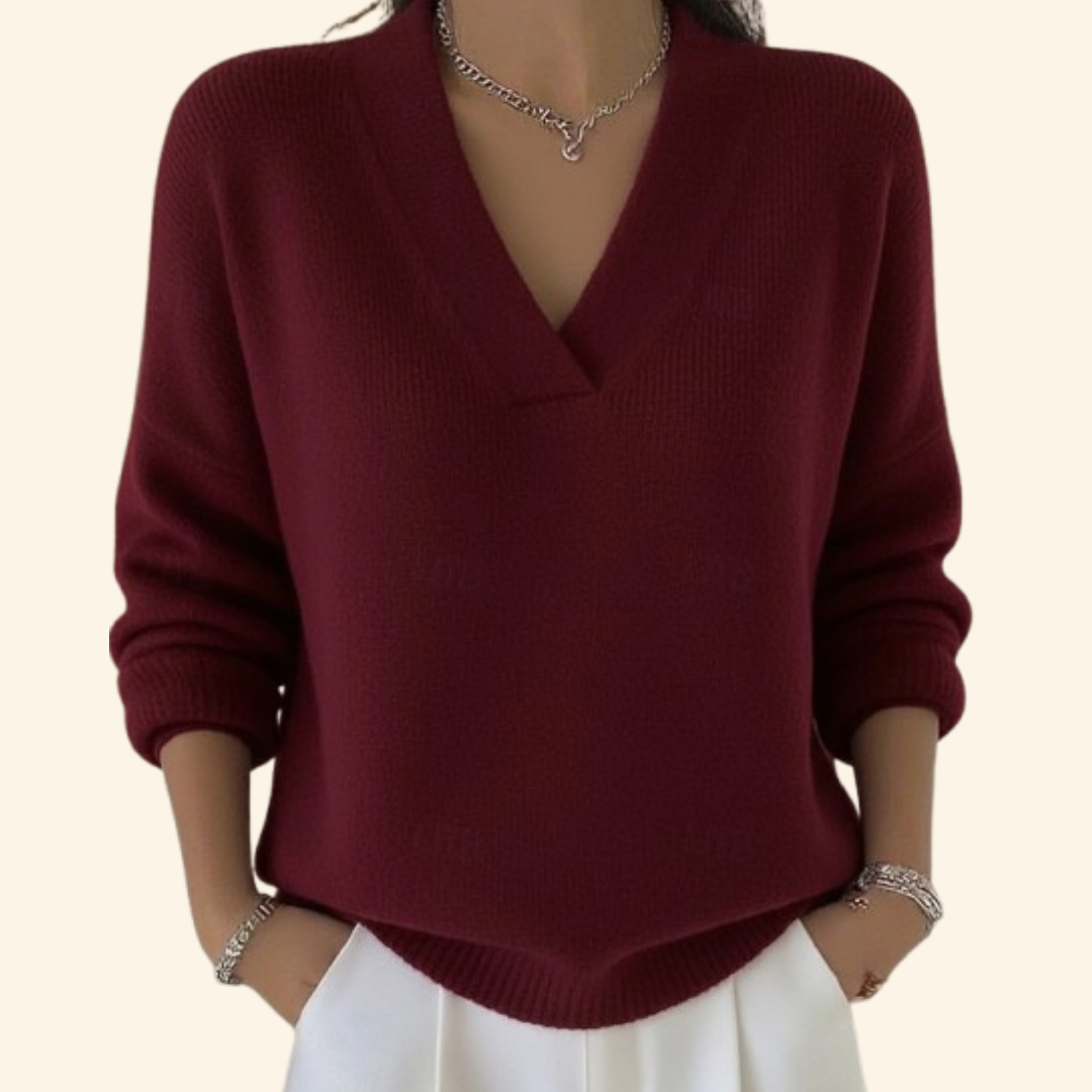 Shayla | Soft V-Neck Blouse for Women