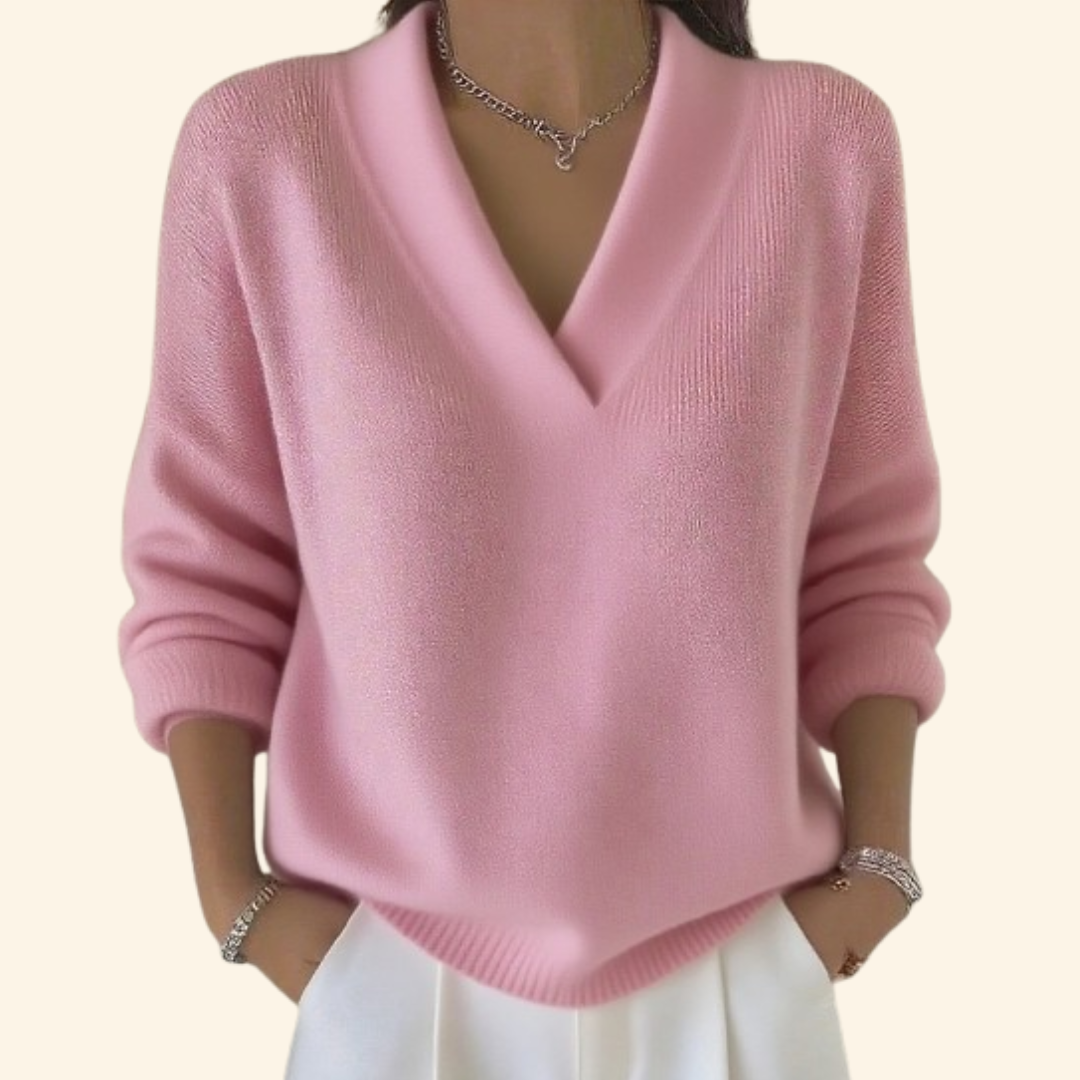 Shayla | Soft V-Neck Blouse for Women