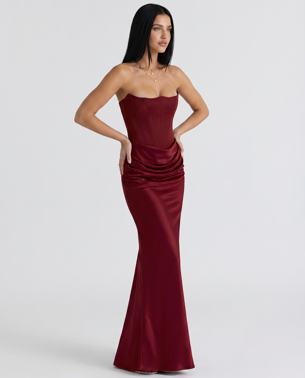Vanessa | Strapless Maxi Dress