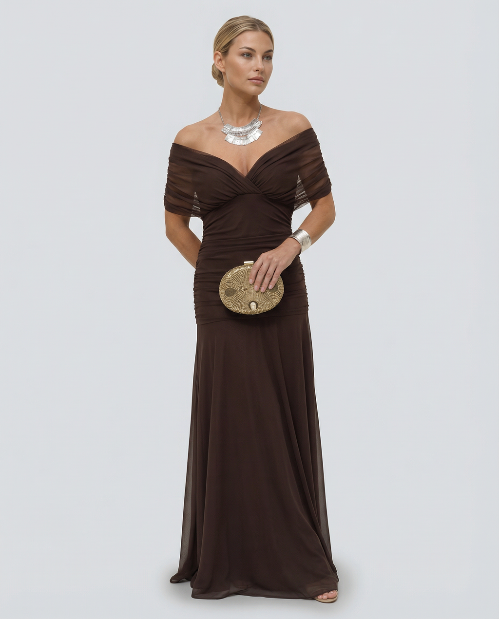 Noemi | Off Shoulder Maxi Dress