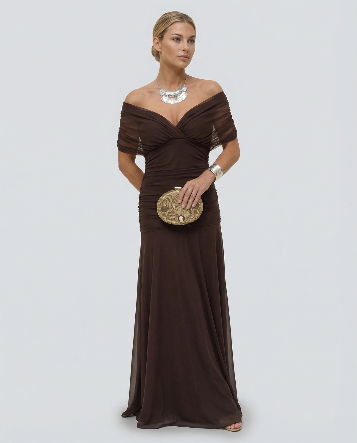 Noemi | Off Shoulder Maxi Dress