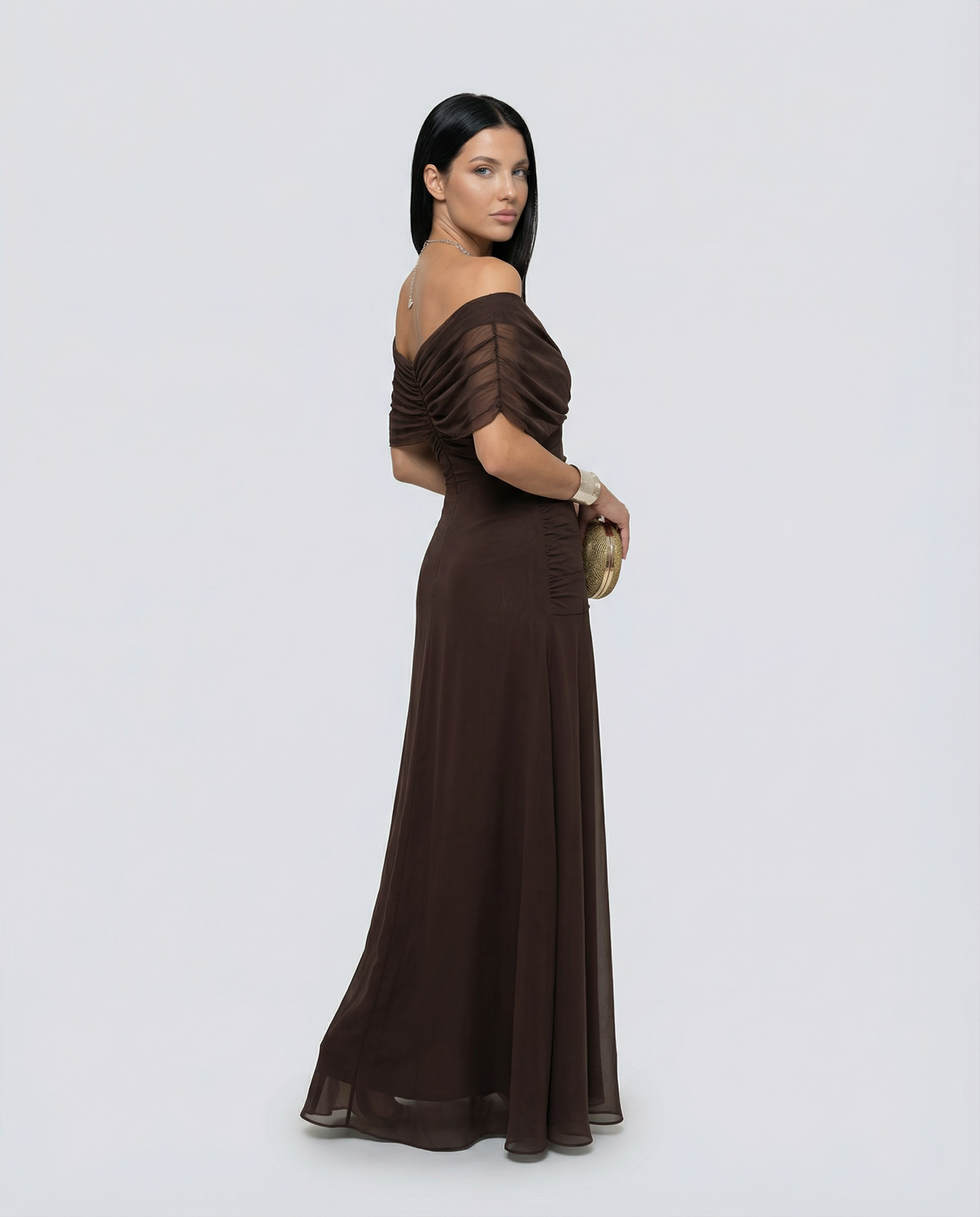 Rosalind | Off Shoulder Maxi Dress