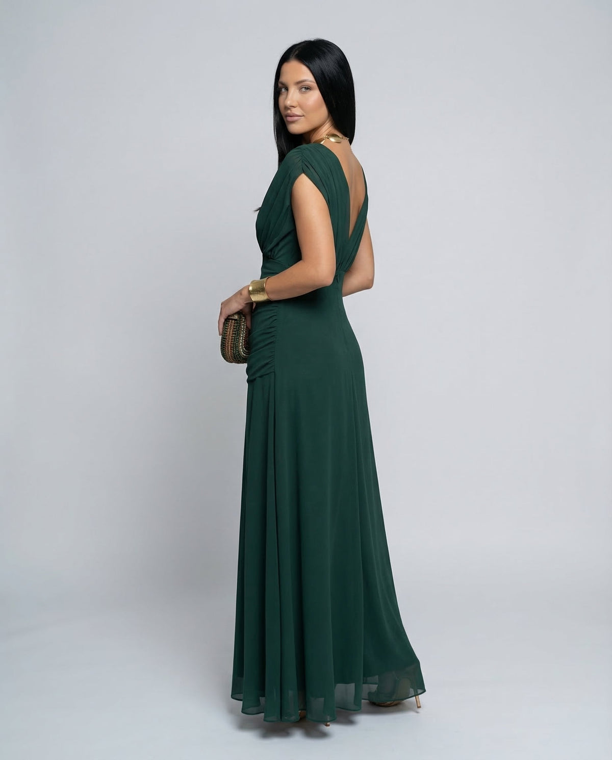 Rosalind | Off Shoulder Maxi Dress