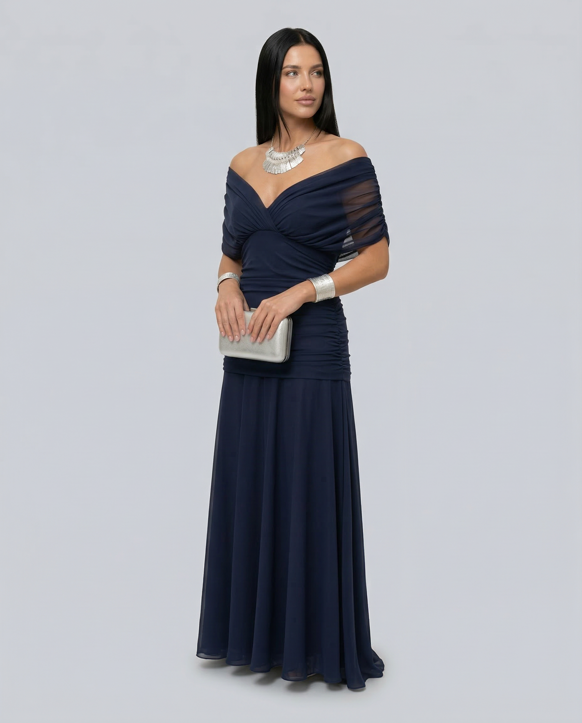 Rosalind | Off Shoulder Maxi Dress