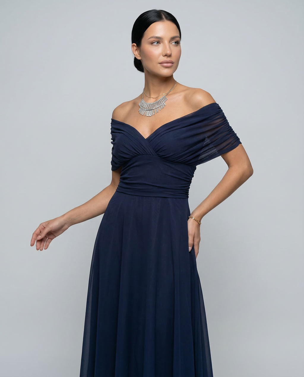 Noemi | Off Shoulder Maxi Dress