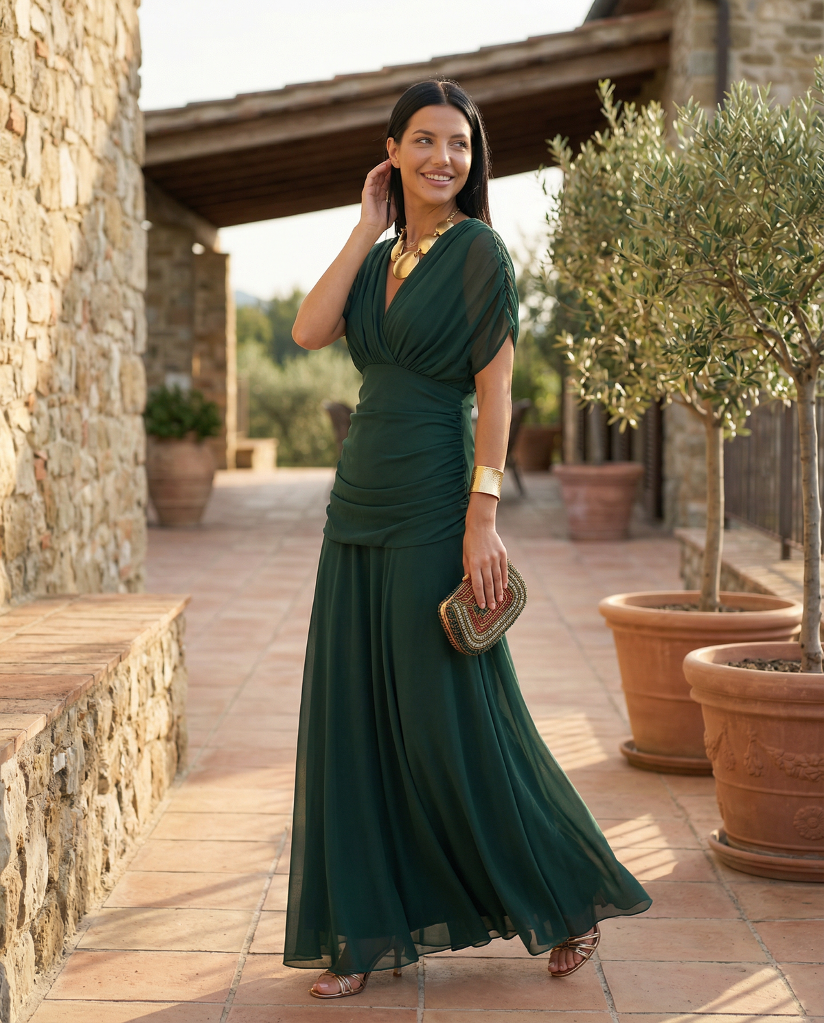 Noemi | Off Shoulder Maxi Dress