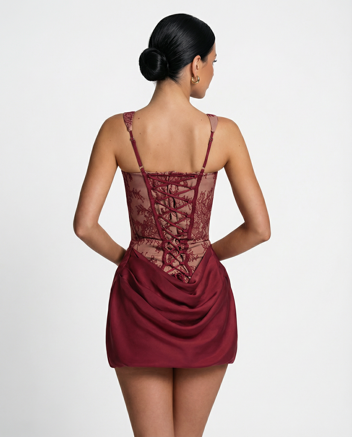 Roberta | Lace Corset Mini Dress