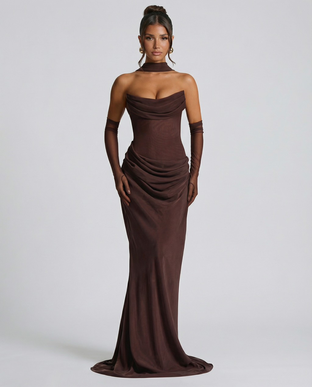 Serena | Mesh Maxi Dress