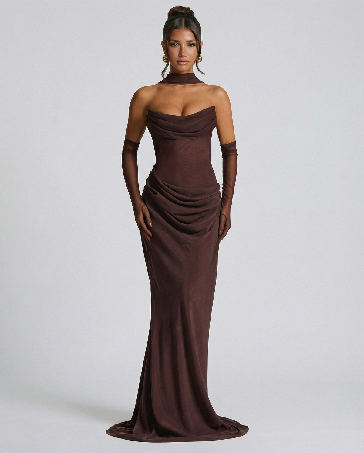 Serena | Mesh Maxi Dress