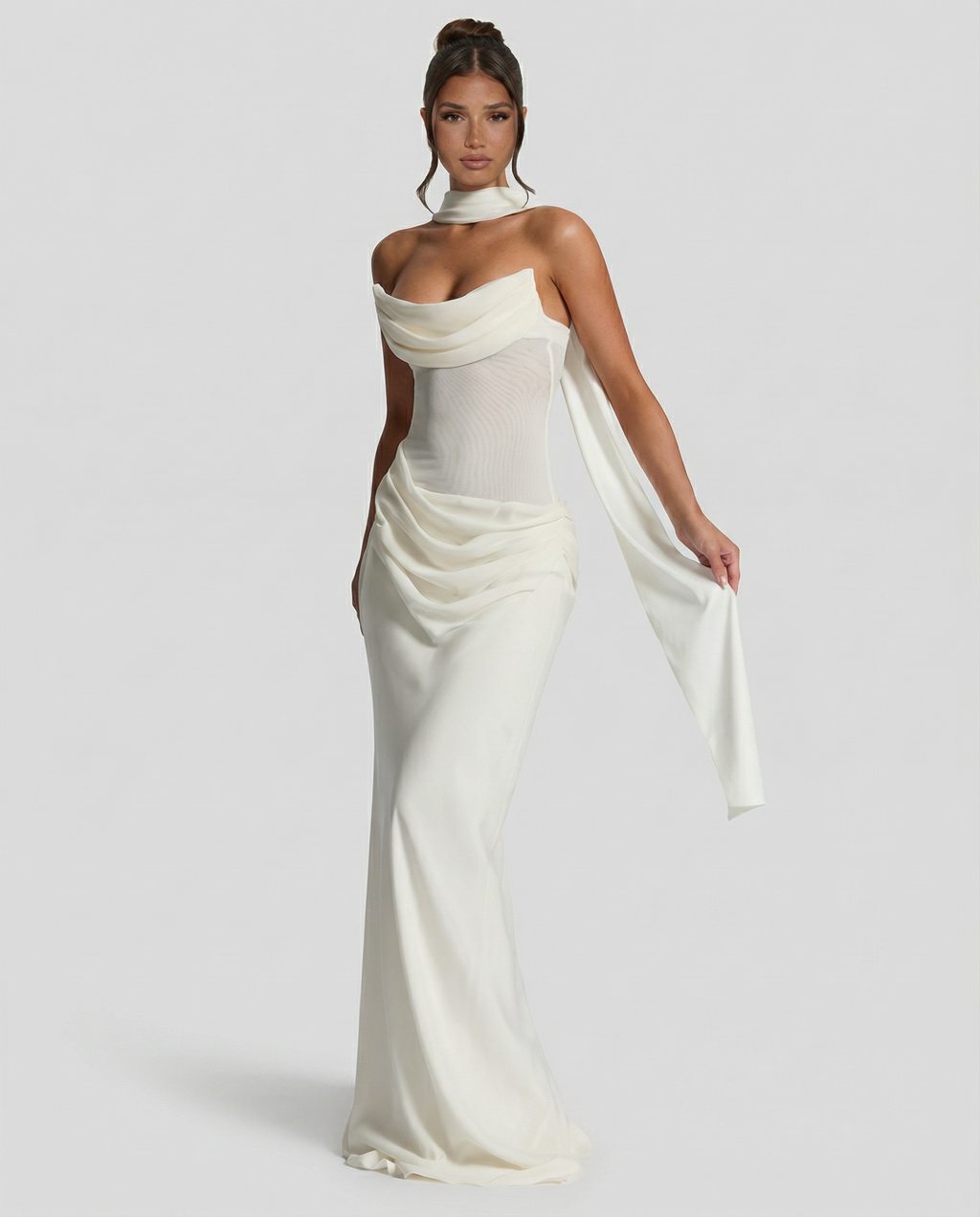 Serena | Mesh Maxi Dress