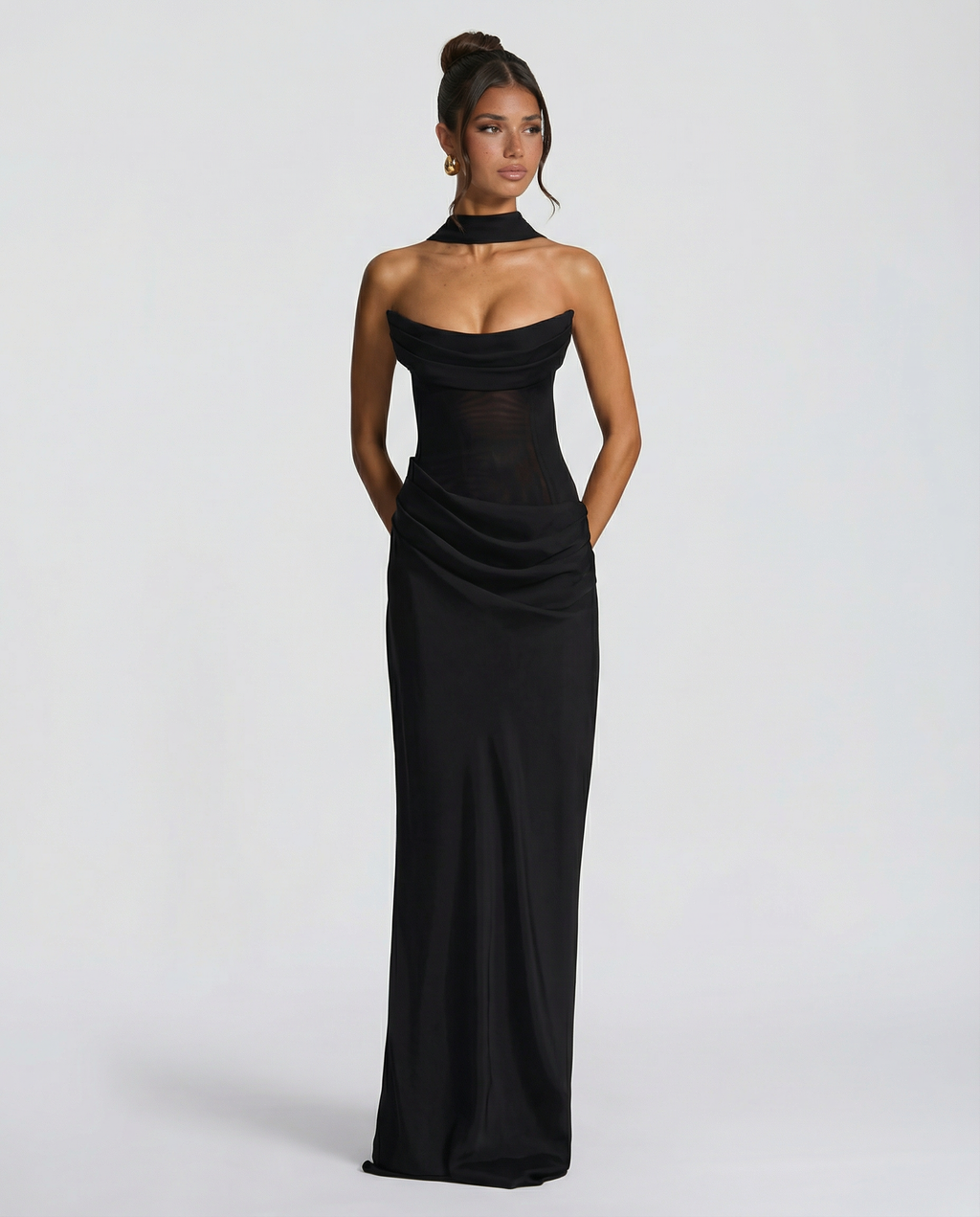 Serena | Mesh Maxi Dress
