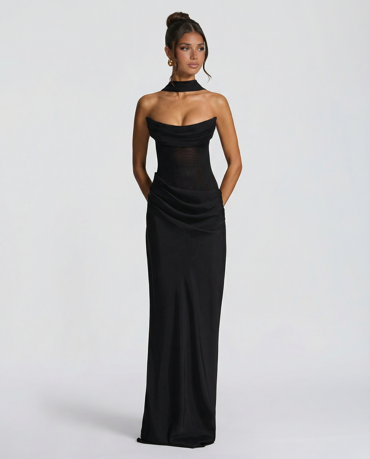 Serena | Mesh Maxi Dress
