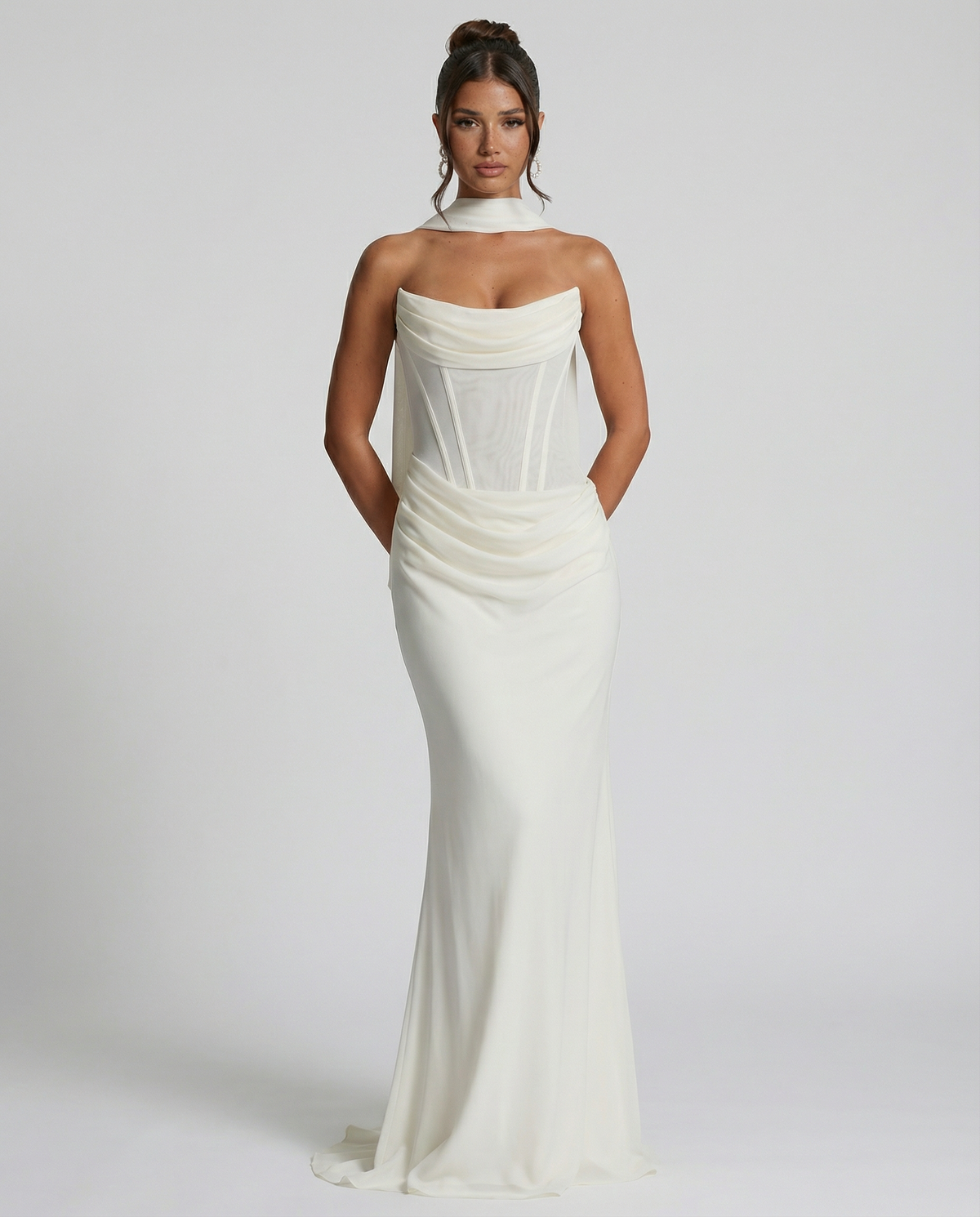Serena | Mesh Maxi Dress