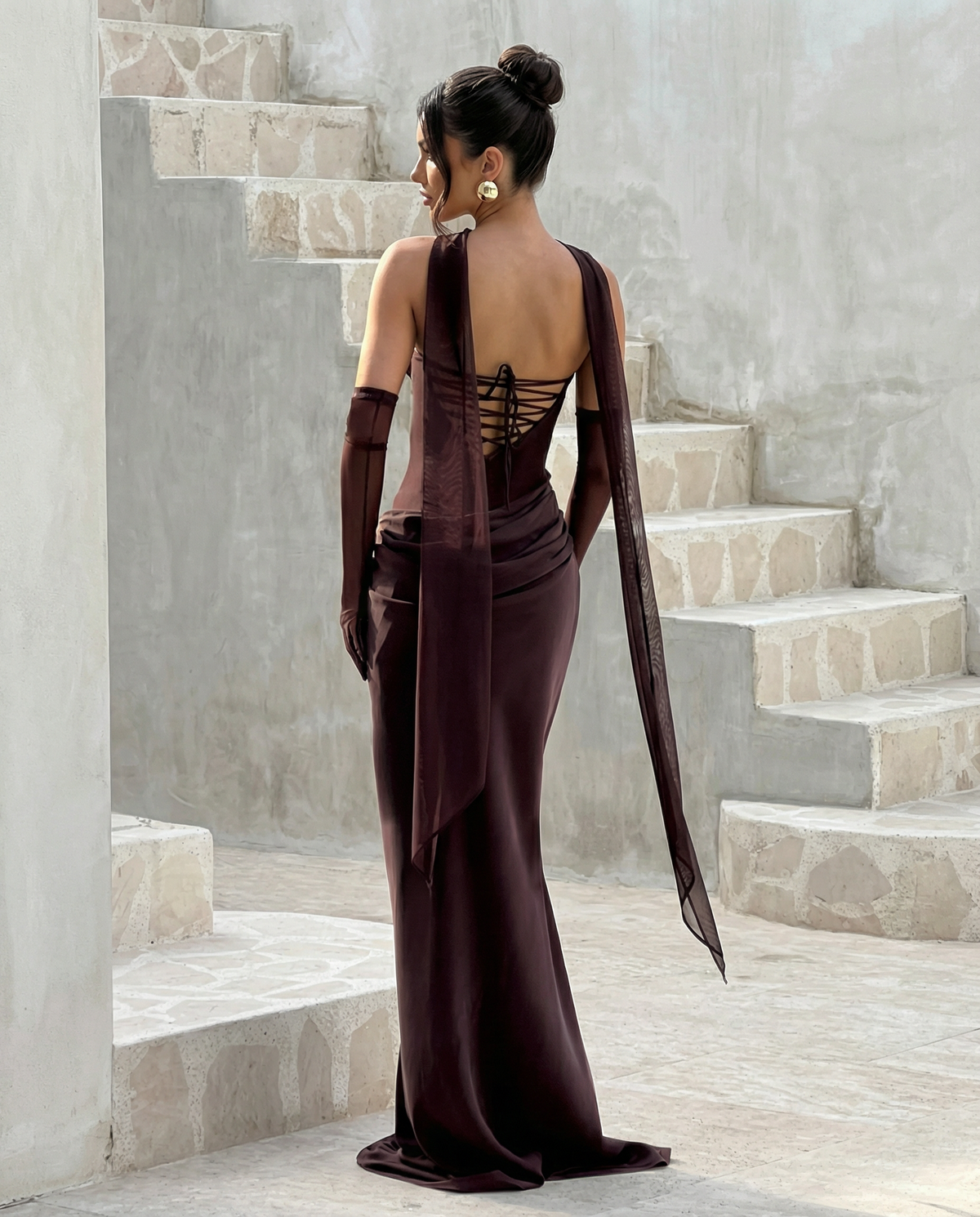 Serena | Mesh Maxi Dress